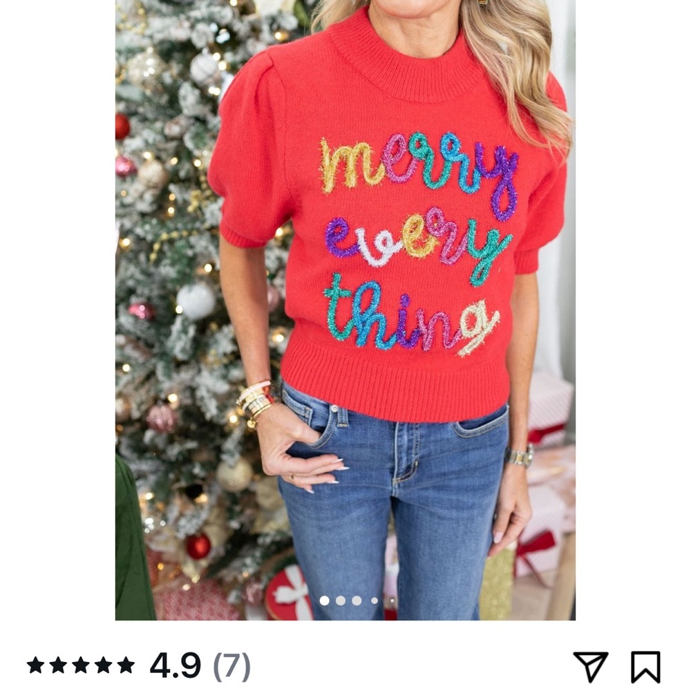 Holiday Sweater worn once
